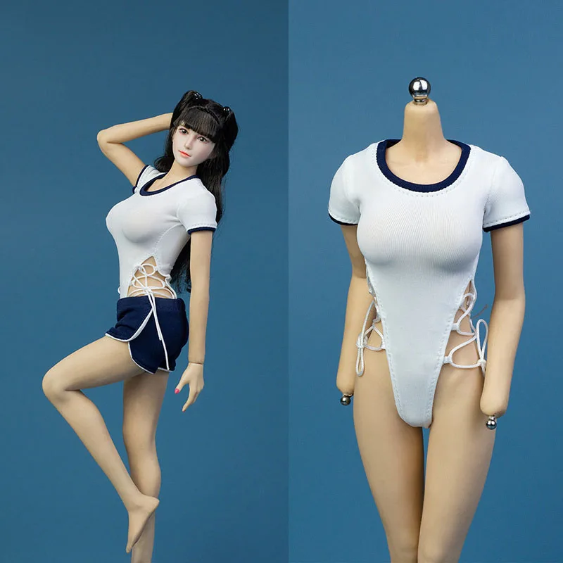 Игрушки ICE IC1201 1/6, Женский солдат, сексуальный комбинезон в студенческом стиле, футболка и шорты с ровной промежностью, набор моделей для 12-дю...
Игрушки ICE IC1201 1/6, Женский солдат, сексуальный комбинезон в студенческом стиле, футболка и шорты с ровной промежностью, набор моделей для 12-дю...