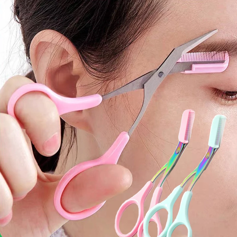 HEALLOR Eyebrow Trimmer Scissor Colorful Stainless Steel with Comb Hair Removal Grooming Shaping Shaver Makeup Accessories
HEALLOR Eyebrow Trimmer Scissor Colorful Stainless Steel with Comb Hair Removal Grooming Shaping Shaver Makeup Accessories