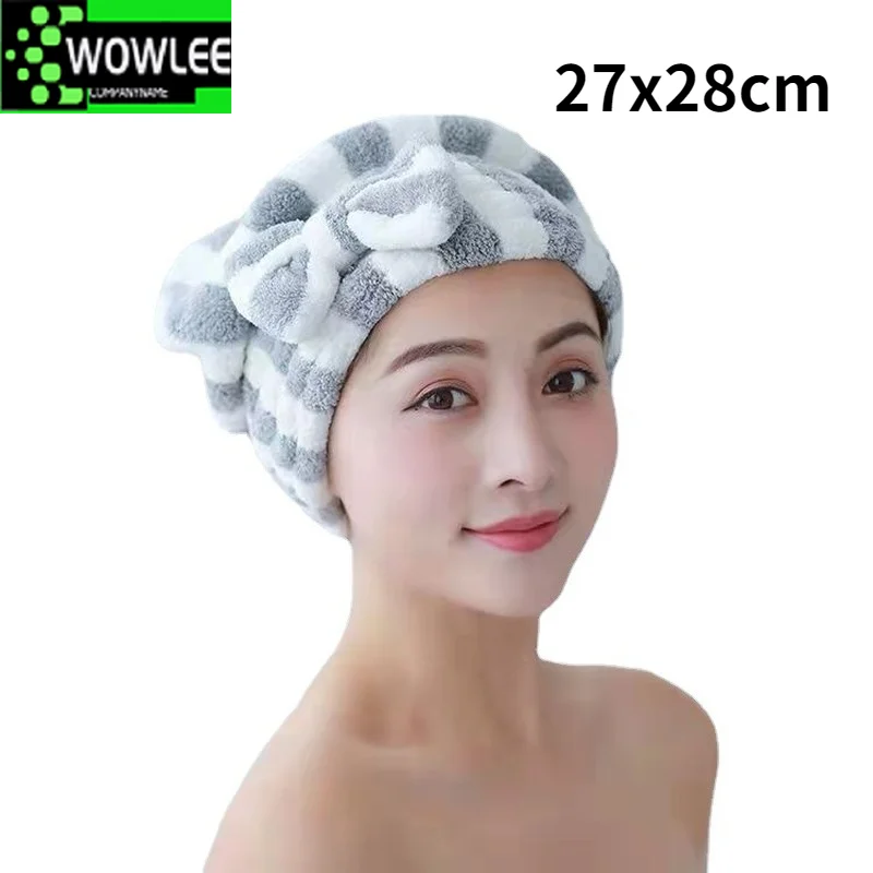 Bowknot Dry Hair Towel Quick-drying Hair Cap Shower Cap for Women Striped Pattern Super Absorbent Bath Accessories
Bowknot Dry Hair Towel Quick-drying Hair Cap Shower Cap for Women Striped Pattern Super Absorbent Bath Accessories