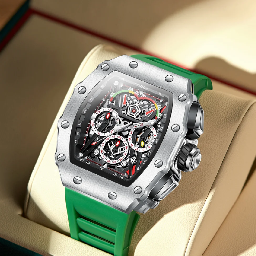 New Luxury Men Watch ONOLA Fashion Fully Automatic Mechanical Watches Man Unique Design Waterproof Tape Watch Wristwatch
New Luxury Men Watch ONOLA Fashion Fully Automatic Mechanical Watches Man Unique Design Waterproof Tape Watch Wristwatch