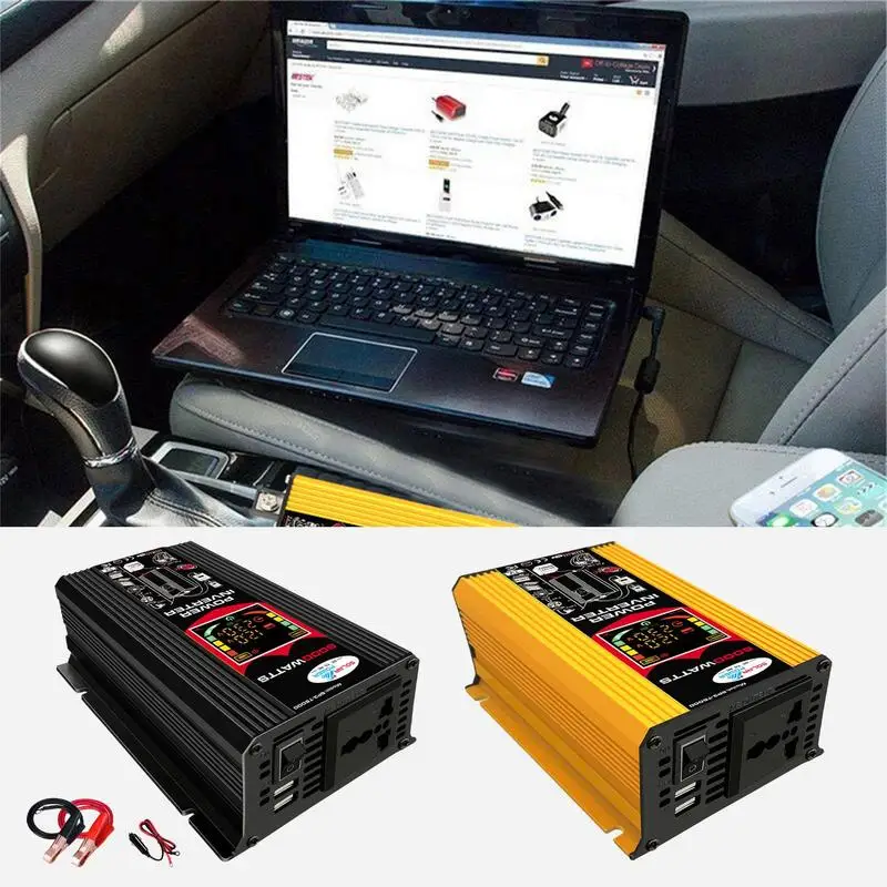 Pure Sine Wave Power Inverter New 12V Direct-current to 120V 110V AC Converter 6000W DC to AC voltage converter Power Supply
Pure Sine Wave Power Inverter New 12V Direct-current to 120V 110V AC Converter 6000W DC to AC voltage converter Power Supply