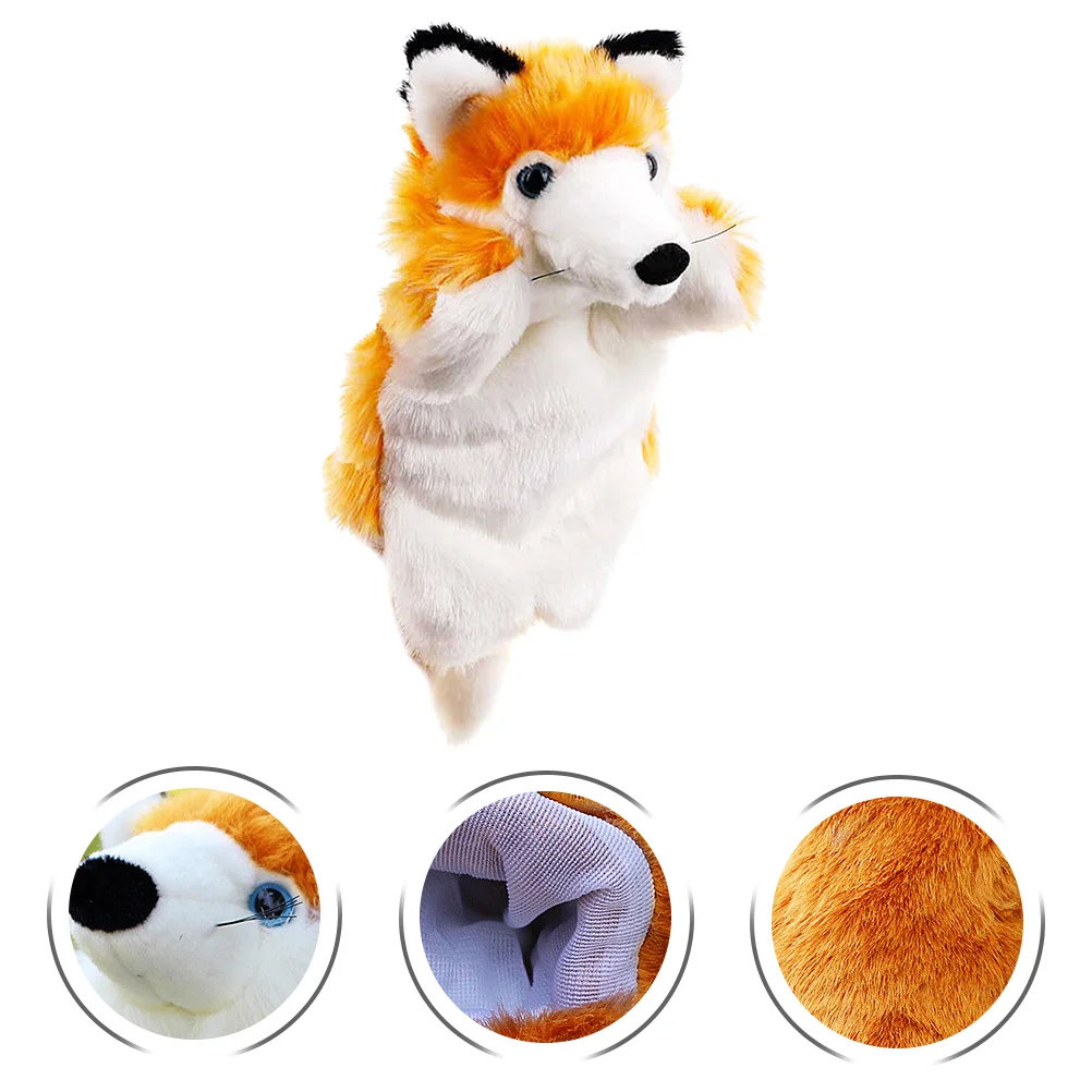 

Hand Puppet Kid Toy Pretend Play Stuffed Dogs Kids Story Talking Plaything Themberchaud Plush Role-play Children's Toys Puppets