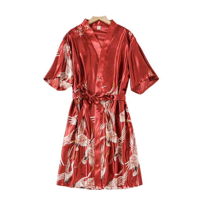 Wedding Bride Bridesmaid Robes Dressing Gown Sexy Women Bathrobe Night shirts Short Sleepwear Women Flower Kimono Plus Size
Wedding Bride Bridesmaid Robes Dressing Gown Sexy Women Bathrobe Night shirts Short Sleepwear Women Flower Kimono Plus Size