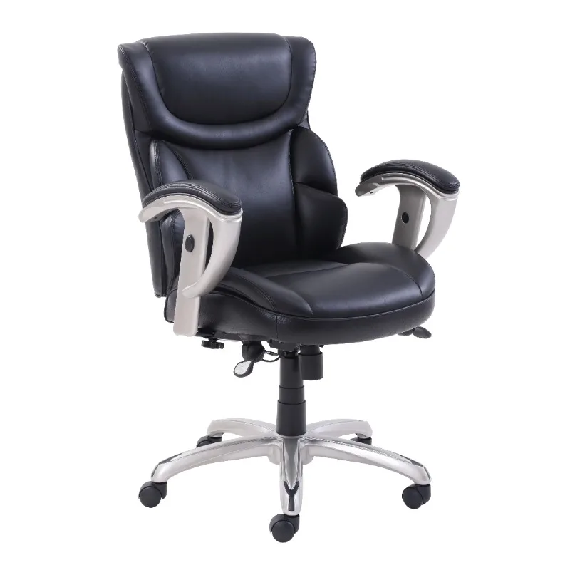 Lf Pte Emerson Task Chair, Supports Up To 300 Lbs., Black Seat/black Back, Silver Base 
Lf Pte Emerson Task Chair, Supports Up To 300 Lbs., Black Seat/black Back, Silver Base