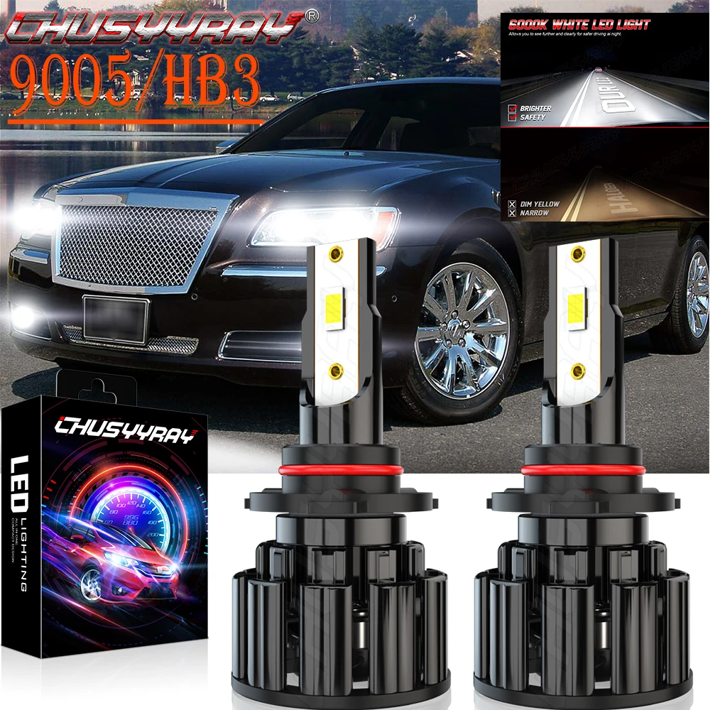 CHUSYYRAY 9005 48W 12000LM Led Headlight Lamp For Car CSP Chip 9005 H10 HB3 9140 H12 Minisize Easy To Install Super High Bright 
CHUSYYRAY 9005 48W 12000LM Led Headlight Lamp For Car CSP Chip 9005 H10 HB3 9140 H12 Minisize Easy To Install Super High Bright