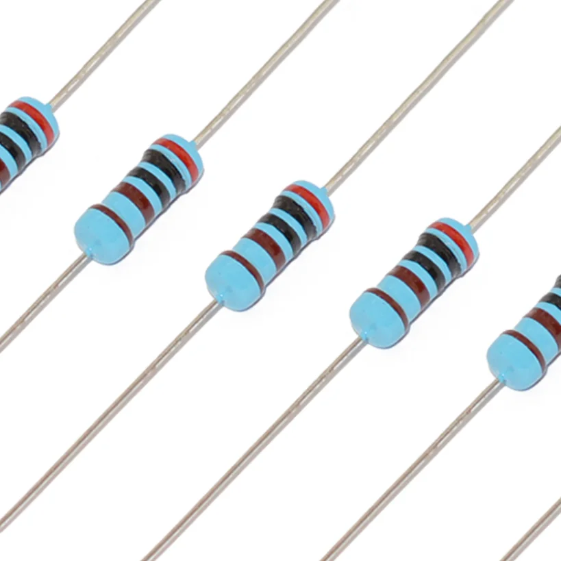 (50pcs) Metal Film Resistor 1W 1% 10K 12K 15K 18K 20K 22K 24K 27K 30K 33K 36K 39K 43K 47K 51K 56K 62K 68K 75K 82K 91K Ohm
(50pcs) Metal Film Resistor 1W 1% 10K 12K 15K 18K 20K 22K 24K 27K 30K 33K 36K 39K 43K 47K 51K 56K 62K 68K 75K 82K 91K Ohm