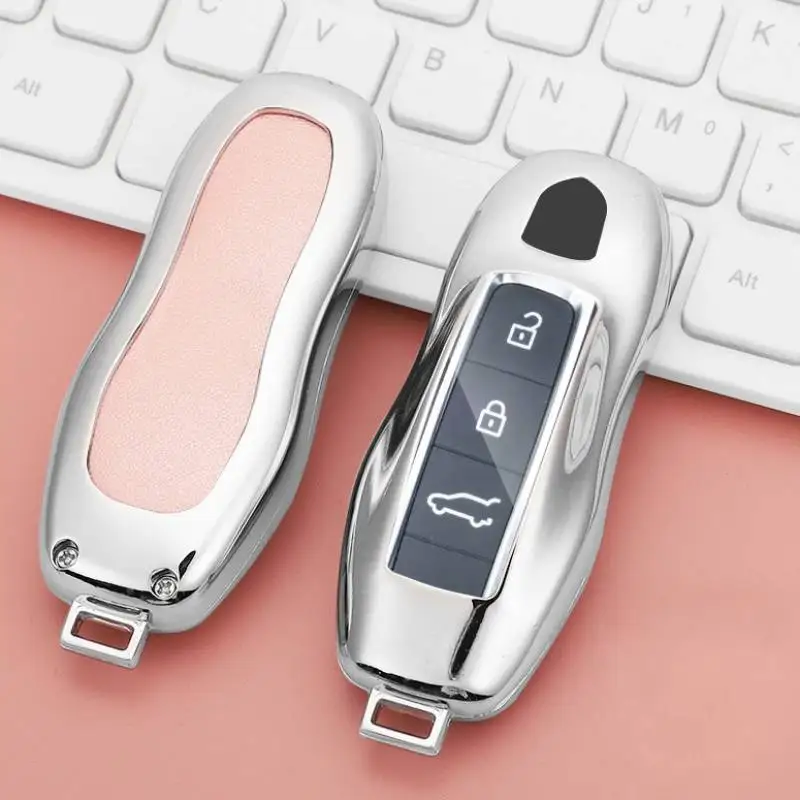 Luxury Car Key Case Cover for Porsche Cayenne Macan Boxster Cayman Panamera 911 918 996 997 991 Keychain Holder Fob Protector
Luxury Car Key Case Cover for Porsche Cayenne Macan Boxster Cayman Panamera 911 918 996 997 991 Keychain Holder Fob Protector