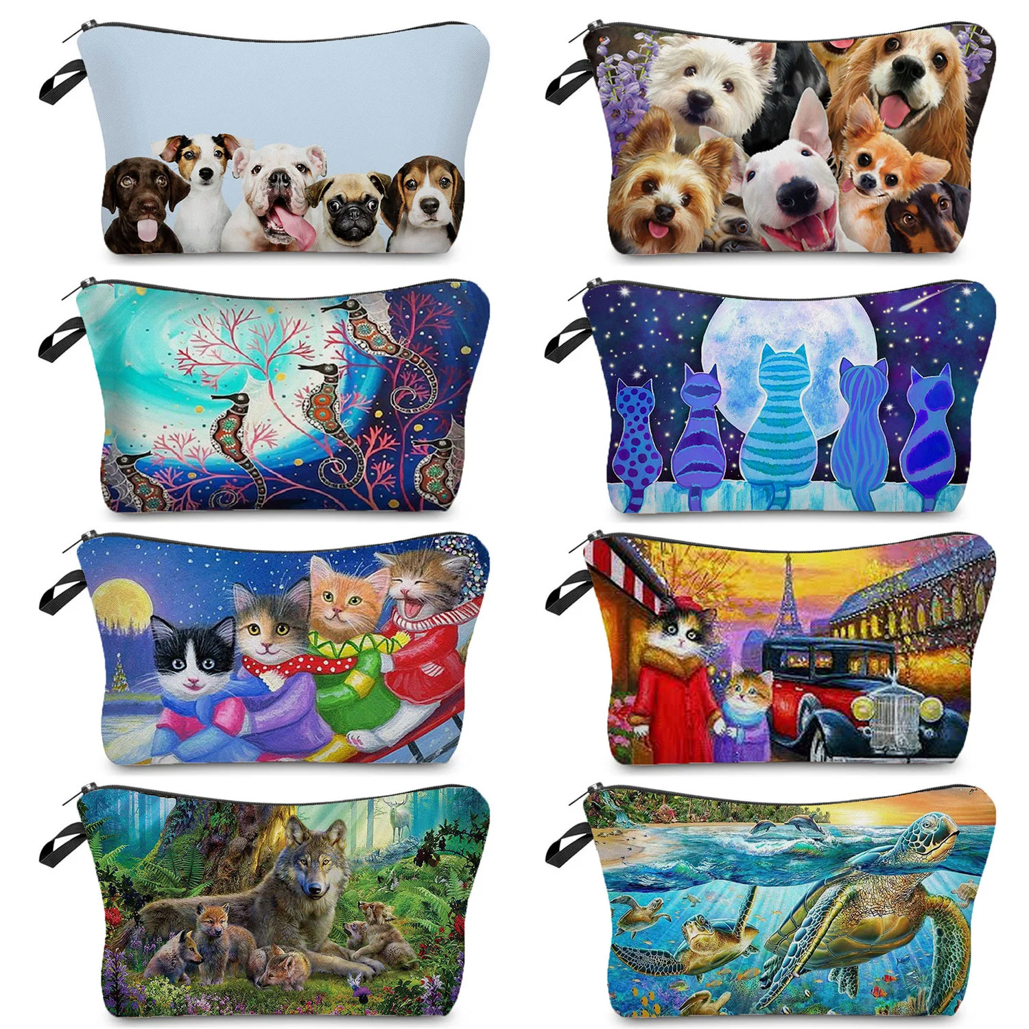 Lovely Animal Makeup Bag For Printing Women Cosmetic Bags Heat Transfer Pencil Cases Portable Organizer With Zipper Storage Bags
Lovely Animal Makeup Bag For Printing Women Cosmetic Bags Heat Transfer Pencil Cases Portable Organizer With Zipper Storage Bags