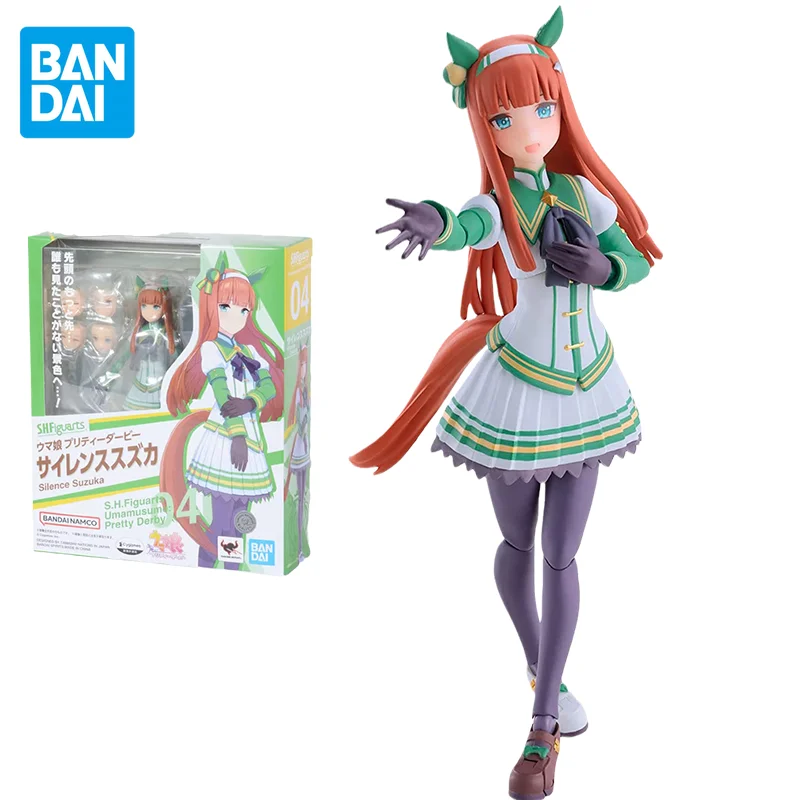 Фигурка аниме Bandai SHF Pretty Derby, тишина, сюзука, фигурка, игрушки для детей, подарок, коллекционные модели, украшения
Фигурка аниме Bandai SHF Pretty Derby, тишина, сюзука, фигурка, игрушки для детей, подарок, коллекционные модели, украшения
