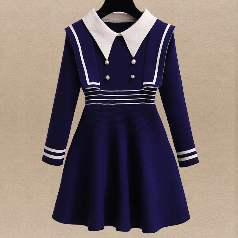 Baby Girls Winter Dresses for Kids Knitted Sweaters Preppy School Clothes Party Costumes Child Christmas Gifts 4 6 8 10 12 Years
Baby Girls Winter Dresses for Kids Knitted Sweaters Preppy School Clothes Party Costumes Child Christmas Gifts 4 6 8 10 12 Years