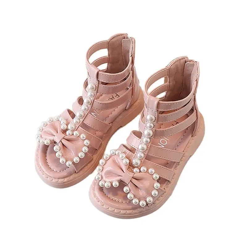 2022 Children Girls Fashion Sandals for Kids Summer Flats Shoes Pearl Bowtie Toddlers Sandalas
2022 Children Girls Fashion Sandals for Kids Summer Flats Shoes Pearl Bowtie Toddlers Sandalas
