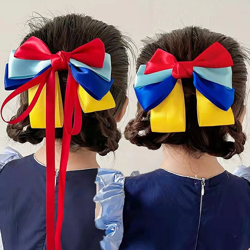 Women Girls Red Big Bow Hairpin Clip Kids Bow Tassel Ribbon Hair Card Cute Sweet Snow White Hair Clips Headwear Hair Accessories
Women Girls Red Big Bow Hairpin Clip Kids Bow Tassel Ribbon Hair Card Cute Sweet Snow White Hair Clips Headwear Hair Accessories