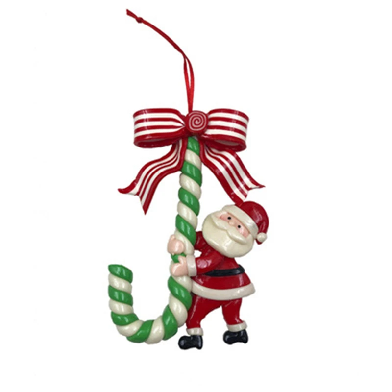 

Christmas Tree Hanging Santa Claus Snowman Candy Cane Doll Tree Pendant for New Year Party Decor Hangings Christmas Ornaments