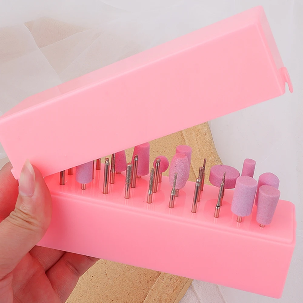 30/48 Holes Nail Art Drill Storage Box Grinding Polish Head Bit Holder Display Nail Drill Bit Organizer Nail Stand Manicure Tool
30/48 Holes Nail Art Drill Storage Box Grinding Polish Head Bit Holder Display Nail Drill Bit Organizer Nail Stand Manicure Tool