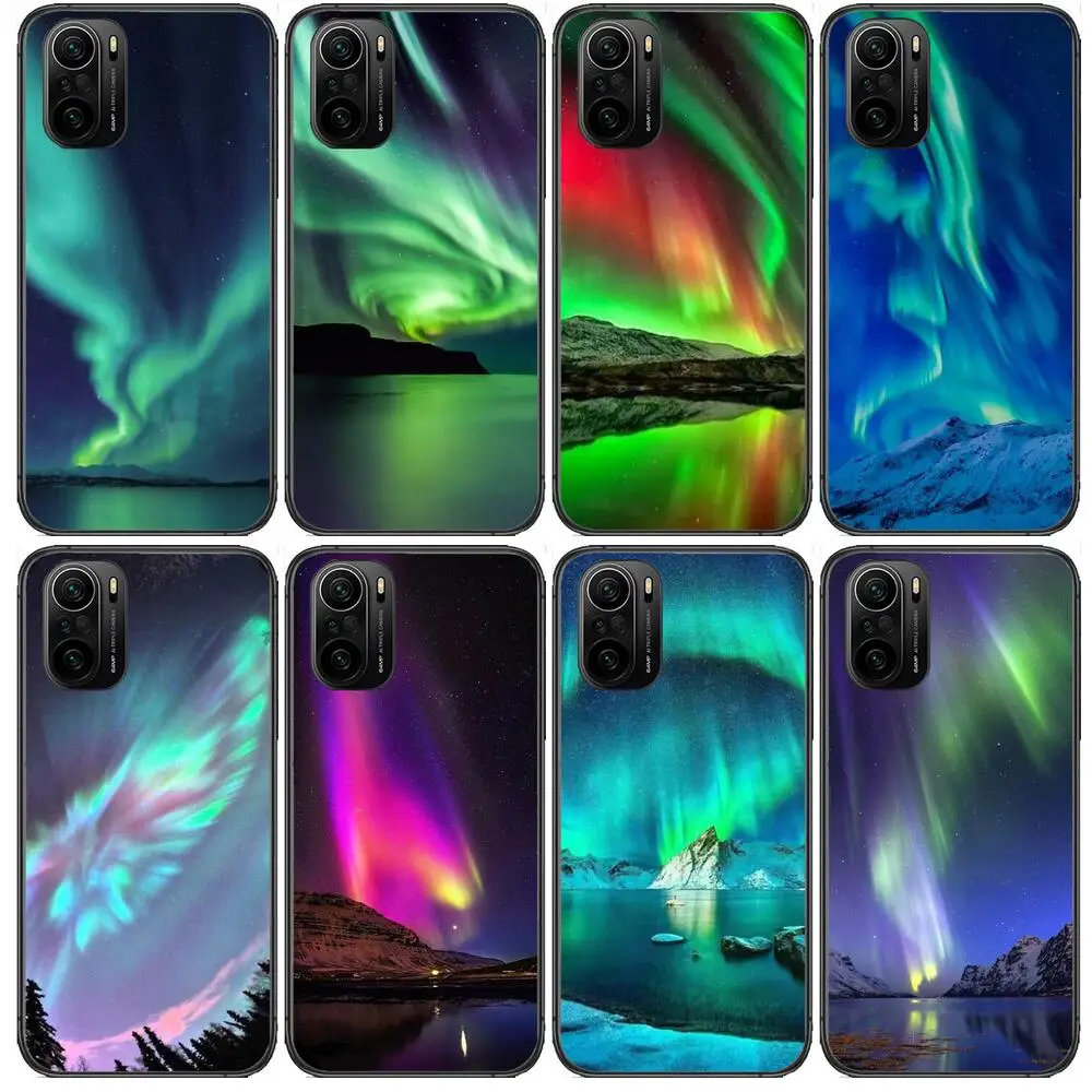 aurora Phone Case For xiaomi redmi POCO F1 F2 F3 X3 Pro M3 9C 10T Lite NFC Black Cover Silicone Back Prett mi 10 ultra covers
aurora Phone Case For xiaomi redmi POCO F1 F2 F3 X3 Pro M3 9C 10T Lite NFC Black Cover Silicone Back Prett mi 10 ultra covers