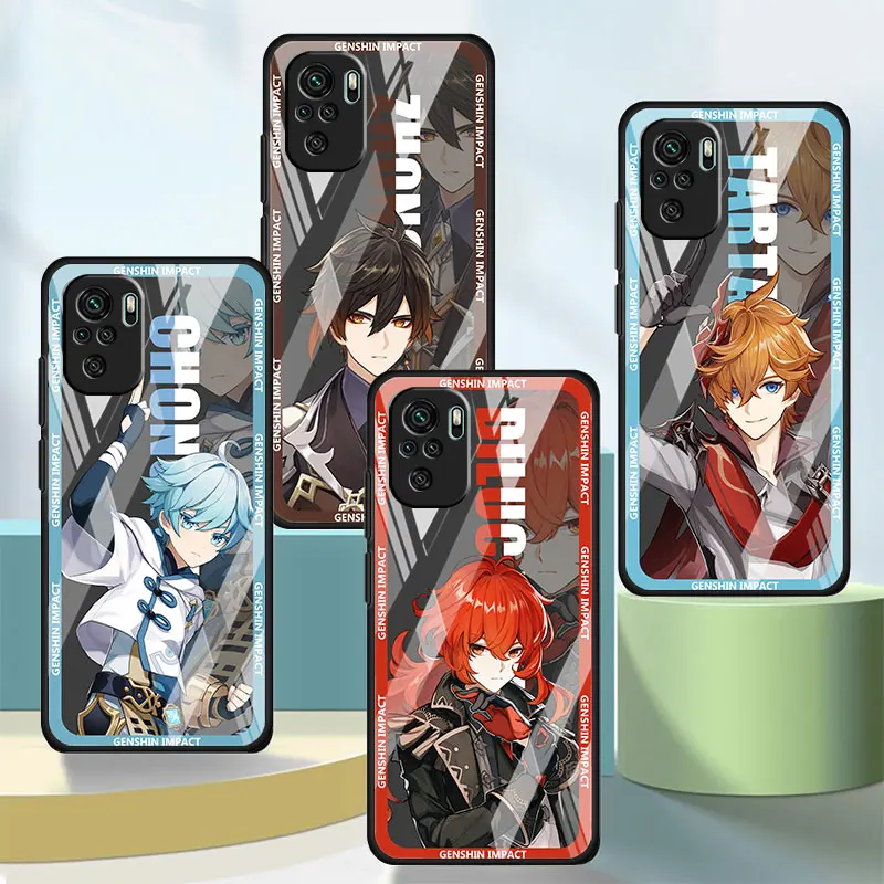 Tempered Glass Case For Xiaomi Redmi 11 12 Pro 9 10 8 10C 11S K40 12C 9S Mi 11 12 11T Bumper Cover Genshin Impact Project Game
Tempered Glass Case For Xiaomi Redmi 11 12 Pro 9 10 8 10C 11S K40 12C 9S Mi 11 12 11T Bumper Cover Genshin Impact Project Game