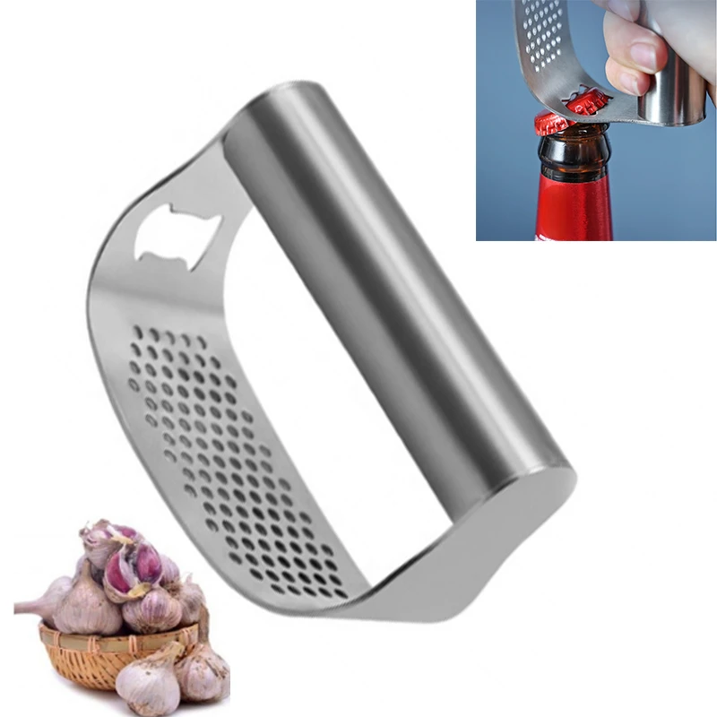 Stainless Garlic Press Household Press Squeezer Manual Gralic Press Device Handheld Ginger Garlic Tools Kitchen Accessories
Stainless Garlic Press Household Press Squeezer Manual Gralic Press Device Handheld Ginger Garlic Tools Kitchen Accessories