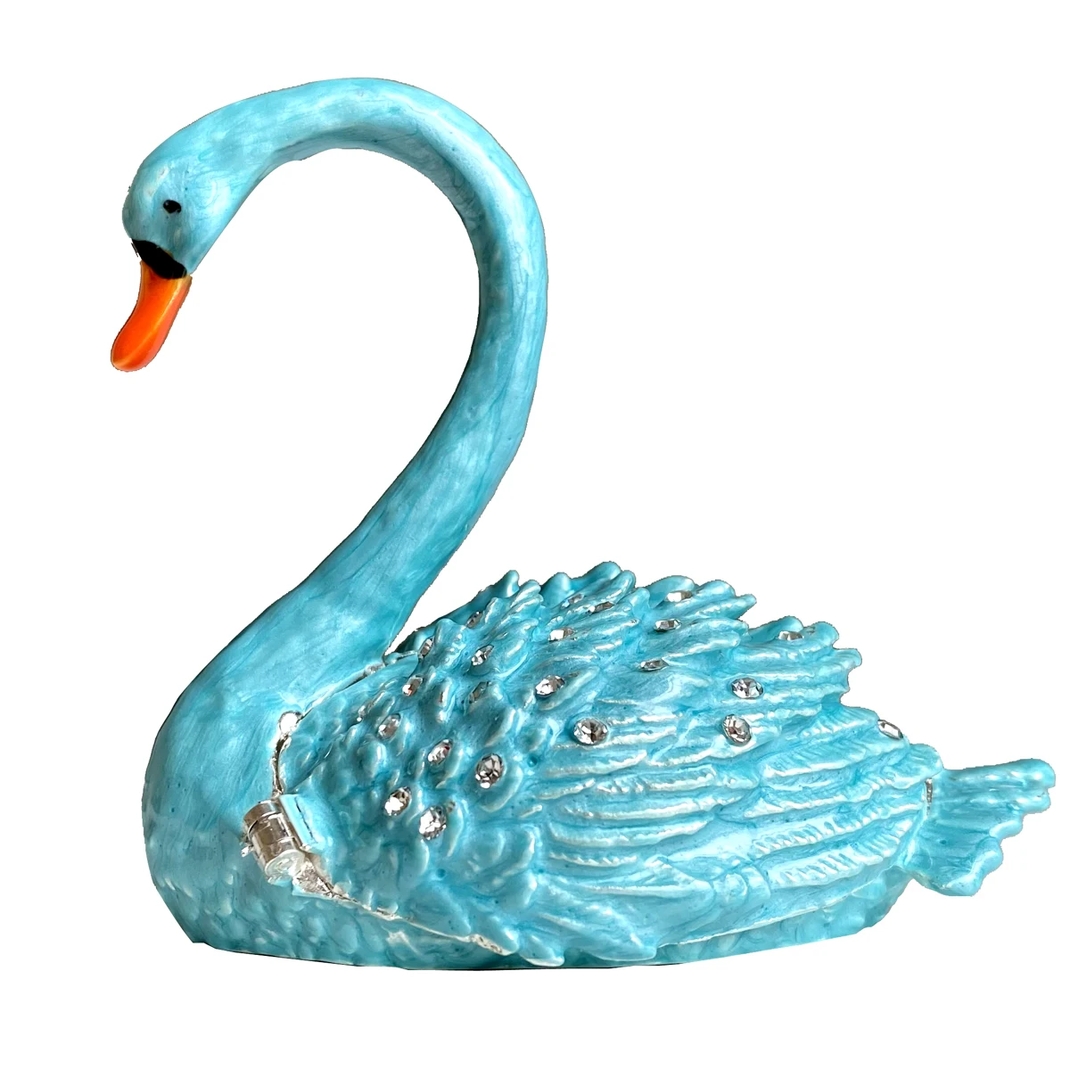 Elegant Swan Trinket Jewelry Box Ornament Crystal Animal Figurines Collectible Bejeweled Ring Holder Home Decor Wedding Gift
Elegant Swan Trinket Jewelry Box Ornament Crystal Animal Figurines Collectible Bejeweled Ring Holder Home Decor Wedding Gift