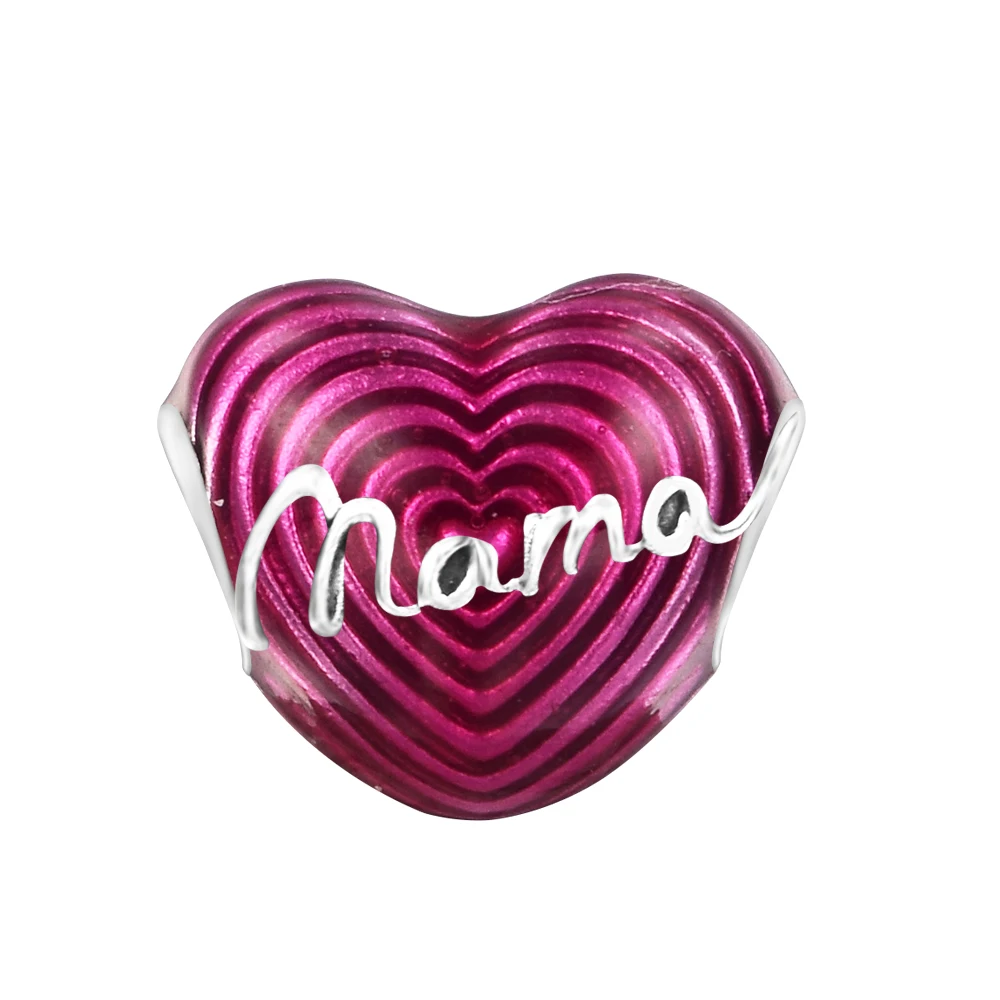 Fits Pandora Bracelets Radiating Love Mama Heart Charm Original 925 Sterling Silver Beads for Jewelry Women
Fits Pandora Bracelets Radiating Love Mama Heart Charm Original 925 Sterling Silver Beads for Jewelry Women
