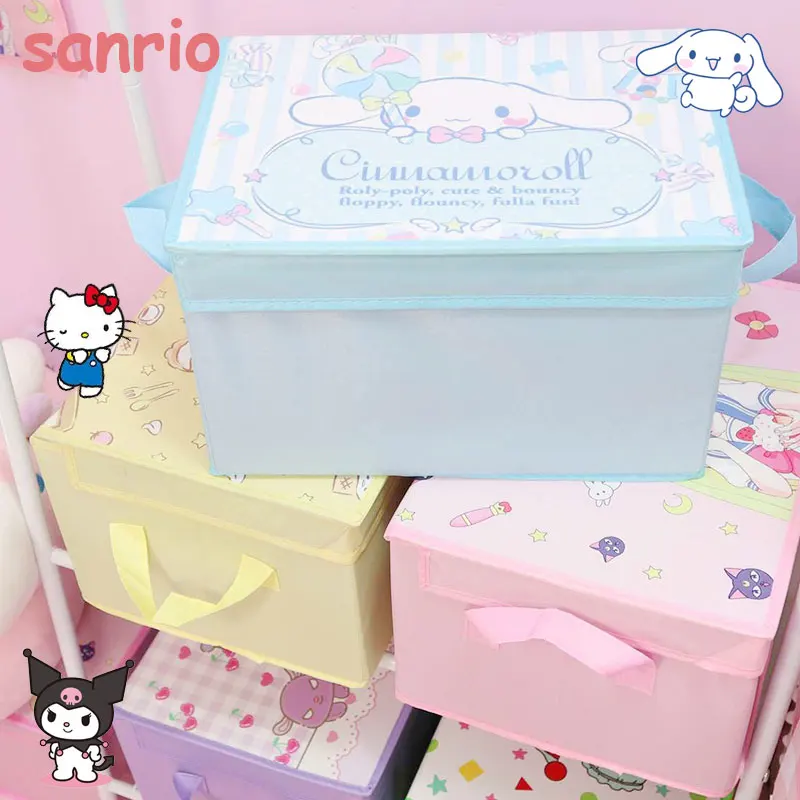 Kawaii Sanrio Hello Kitty Storage Box My Melody Cinnamoroll Foldable Dormitory Clothes and Sorting Box Snack Car Storage Box
Kawaii Sanrio Hello Kitty Storage Box My Melody Cinnamoroll Foldable Dormitory Clothes and Sorting Box Snack Car Storage Box