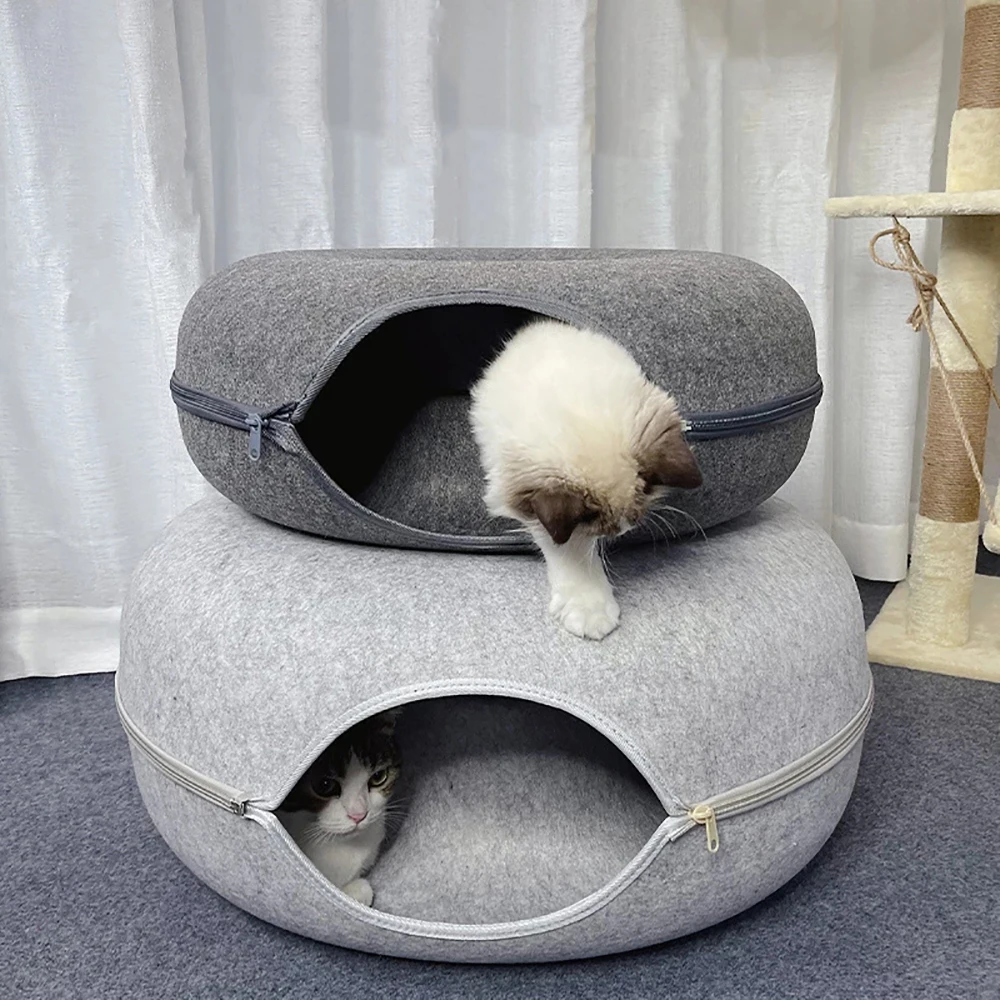 Donut Pet Cat Bed Tunnel Interactive Play Toy Cat's House Dual Ferrets Rabbit Bed Tunnels Indoor Toys Kitten Cat Accessories
Donut Pet Cat Bed Tunnel Interactive Play Toy Cat's House Dual Ferrets Rabbit Bed Tunnels Indoor Toys Kitten Cat Accessories