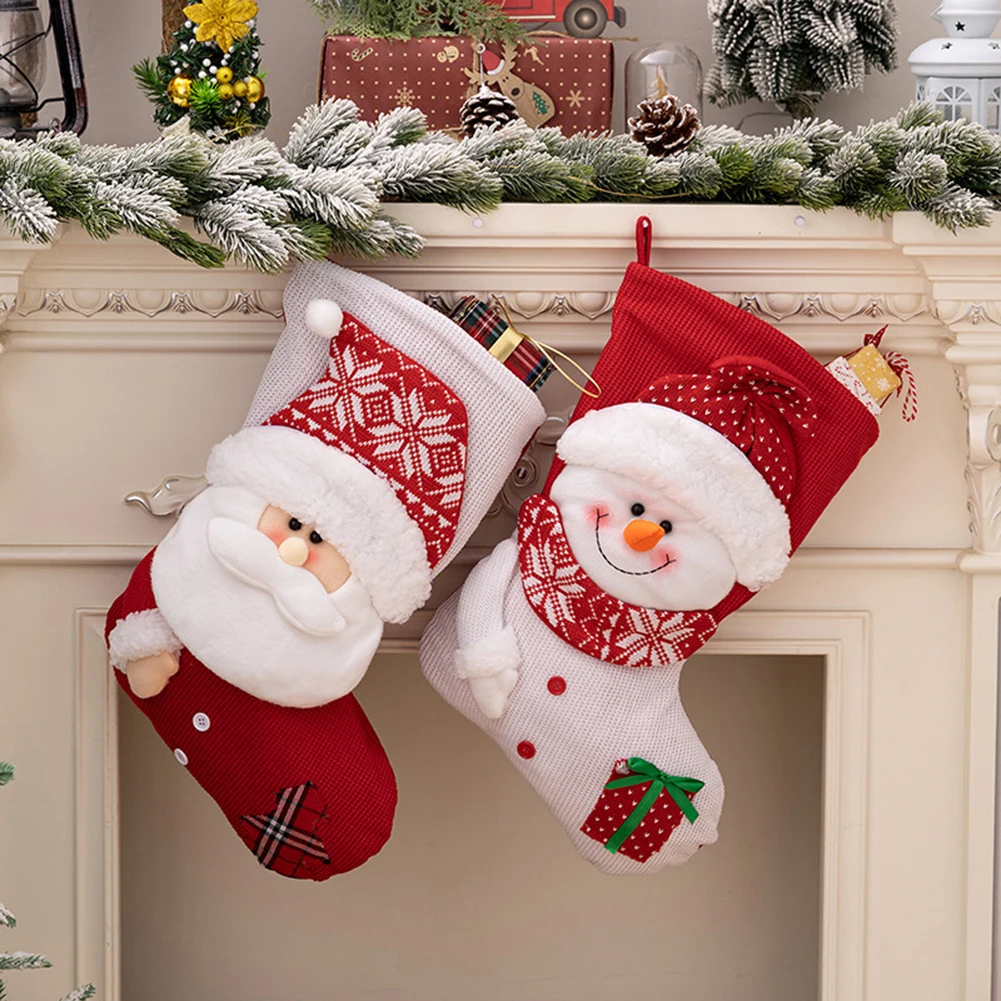 1pc Christmas Socks Santa Claus Snowman Stocking Ornament Decoration For Home Xmas Tree Ornament Gift Navidad Natal 2024
1pc Christmas Socks Santa Claus Snowman Stocking Ornament Decoration For Home Xmas Tree Ornament Gift Navidad Natal 2024
