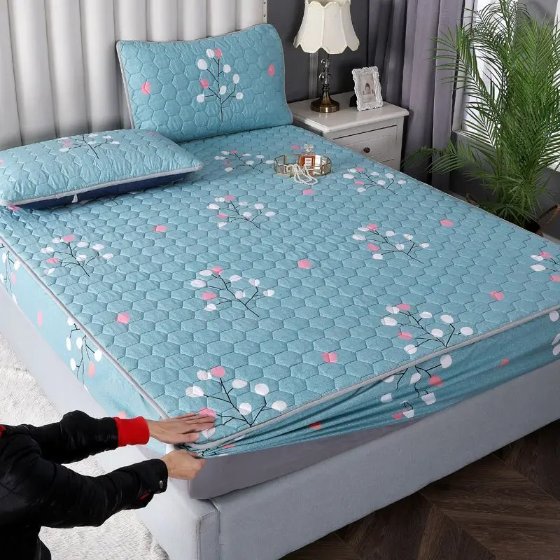 Four Seasons Universal Cotton Clip Bed Sheet Single Piece Thickening Mattress Protection Cover Anti-slip Fix Dustproof Keep Warm
Four Seasons Universal Cotton Clip Bed Sheet Single Piece Thickening Mattress Protection Cover Anti-slip Fix Dustproof Keep Warm