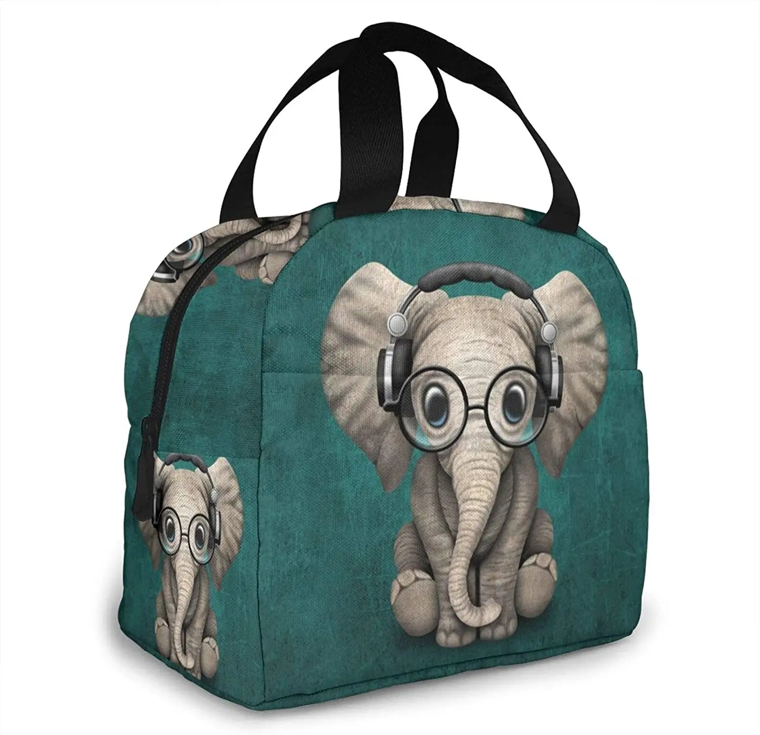 Cute Baby Elephant Lunch Bag Insulated Lunch Box Leakproof Cooler Cooling Tote Bag with Front Pocket for Men Women Office School
Cute Baby Elephant Lunch Bag Insulated Lunch Box Leakproof Cooler Cooling Tote Bag with Front Pocket for Men Women Office School