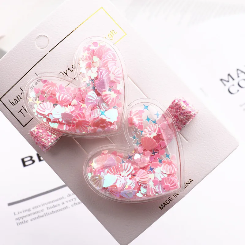 2Pcs Cute Baby Hair Clips for Girls Heart Shape Hairpins Sequins Inside Transparent Kids Barrettes Children Hair Accessories
2Pcs Cute Baby Hair Clips for Girls Heart Shape Hairpins Sequins Inside Transparent Kids Barrettes Children Hair Accessories