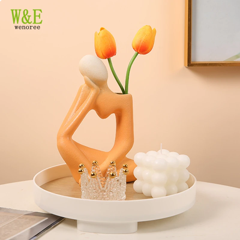 Nordic Style Sculpture Modern Art Thinker Statue Resin Abstract Figurine Home Interior Office Desktop Handmade Crafts Decoration
Nordic Style Sculpture Modern Art Thinker Statue Resin Abstract Figurine Home Interior Office Desktop Handmade Crafts Decoration