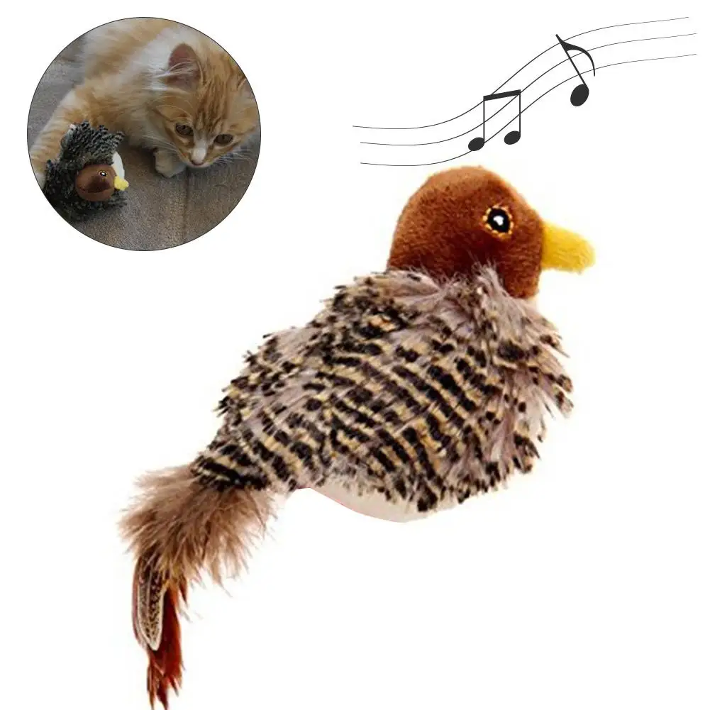 Cat Toy Sparrow Shaped Bird Simulation Sound Toy Pet Interactive Sounding Plush Doll Traveling Pet Supplies Decoration Gift
Cat Toy Sparrow Shaped Bird Simulation Sound Toy Pet Interactive Sounding Plush Doll Traveling Pet Supplies Decoration Gift