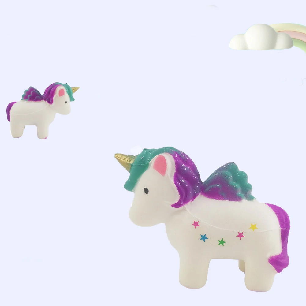 

Novelty Funny Soft Elasticity Decompression Toy Pegasus Children's Cute Slow Rebound Unicorn Toy Slow Rise Kids Birthday Gift