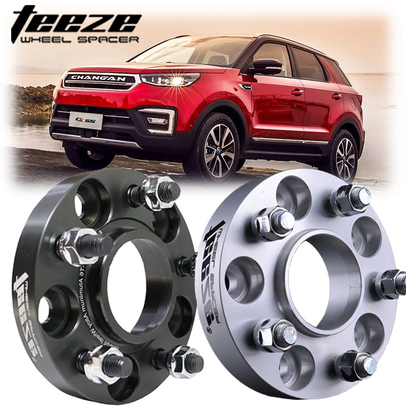 TEEZE 2pcs 5x114.3mm CB 60.1mm Aluminum Alloy Wheel Spacer Adapter For Changan CS55 /CS55 PLUS / CS75 / CS85 COUPE
TEEZE 2pcs 5x114.3mm CB 60.1mm Aluminum Alloy Wheel Spacer Adapter For Changan CS55 /CS55 PLUS / CS75 / CS85 COUPE