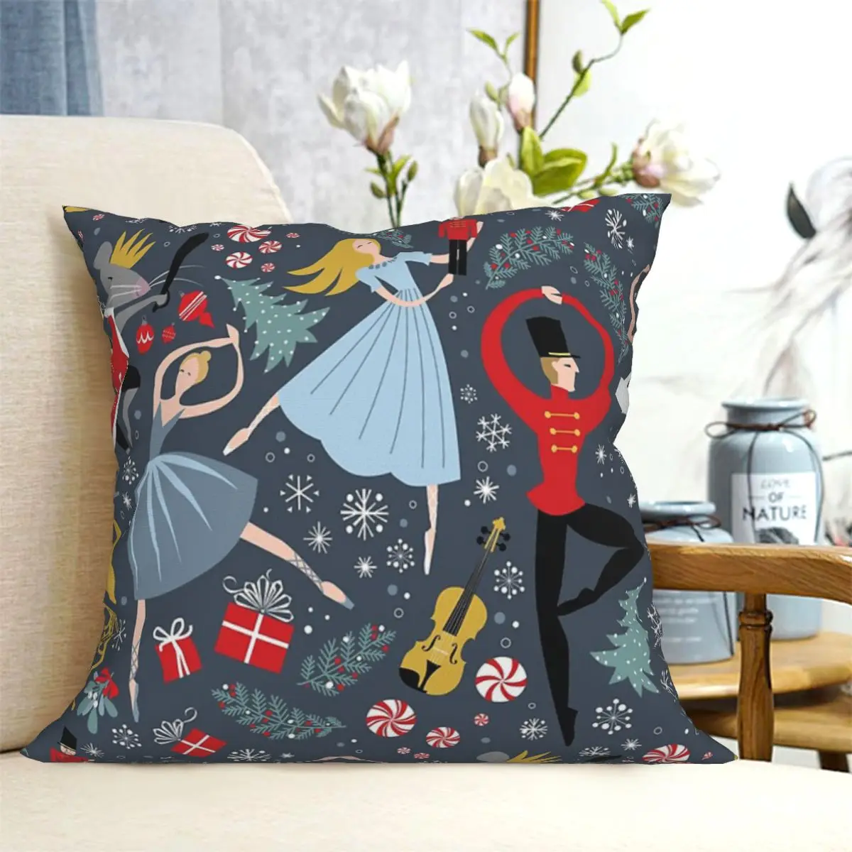 Clara's Nutcracker Ballet Decorative Home Throw Pillow Cover Sofa Cushion Cover Nordic Geometric Cartoon Cute
Clara's Nutcracker Ballet Decorative Home Throw Pillow Cover Sofa Cushion Cover Nordic Geometric Cartoon Cute