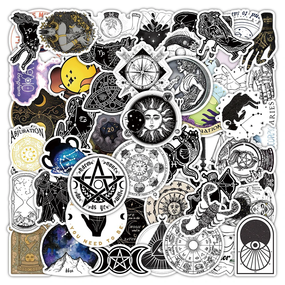 10/30/52PCS Gothic Divination Magic Cartoon Stickers Decals DIY Laptop Fridge Phone Scrapbook Cool Graffiti Cool Sticker Toys
10/30/52PCS Gothic Divination Magic Cartoon Stickers Decals DIY Laptop Fridge Phone Scrapbook Cool Graffiti Cool Sticker Toys