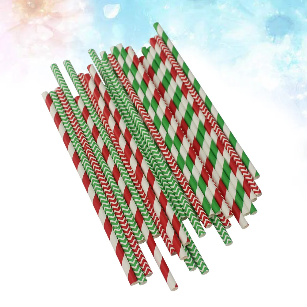 100 Paper Straws Christmas Theme Decorative Party Supplies for Restaurant Tea Shop
100 Paper Straws Christmas Theme Decorative Party Supplies for Restaurant Tea Shop