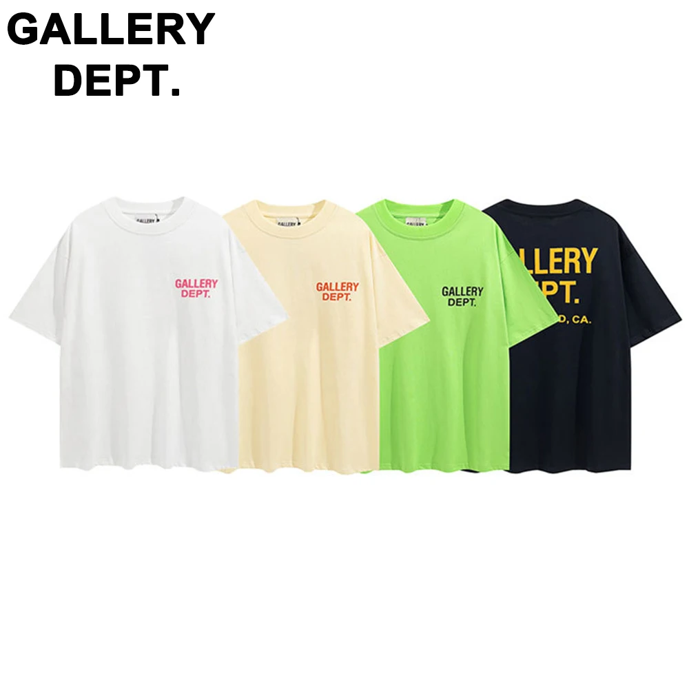 Gallery Dept Men 2023 Summer New Men's T-shirts Fashion Alphabet Print Cotton T-shirt Harajuku Casual Short Sleeve Top Tshirt
Gallery Dept Men 2023 Summer New Men's T-shirts Fashion Alphabet Print Cotton T-shirt Harajuku Casual Short Sleeve Top Tshirt