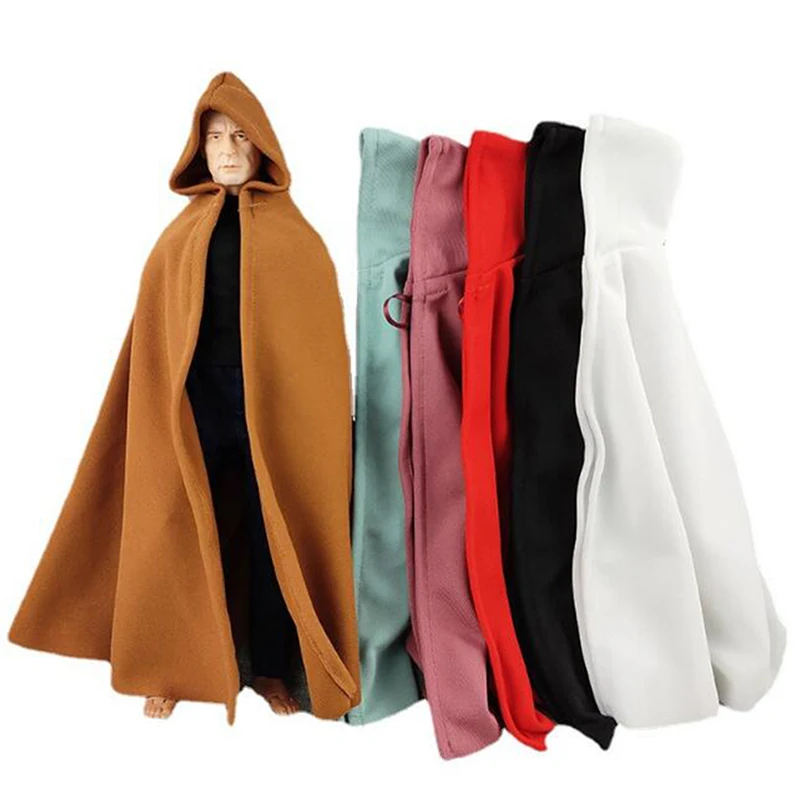 1/6 Scale Multiple Colors Male Cloak Hooded Cape Clothes for 12 Inches Action Figure BJD Doll Male Female Soldier Accessories
1/6 Scale Multiple Colors Male Cloak Hooded Cape Clothes for 12 Inches Action Figure BJD Doll Male Female Soldier Accessories