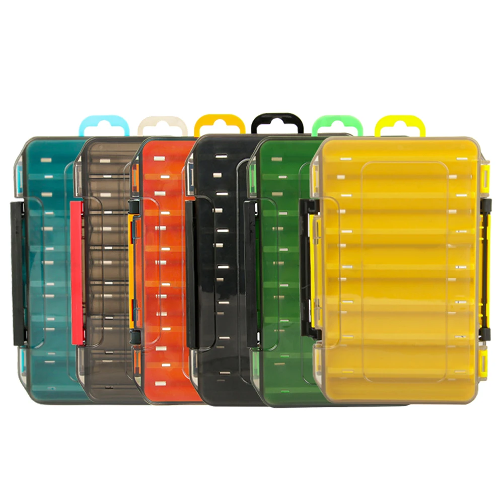 Portable Double-Layer Color Lure Box Folding Fishing Tackle Boxes PP Plastic Fishing Lure Bait Box Multi-Color Storage Case
Portable Double-Layer Color Lure Box Folding Fishing Tackle Boxes PP Plastic Fishing Lure Bait Box Multi-Color Storage Case