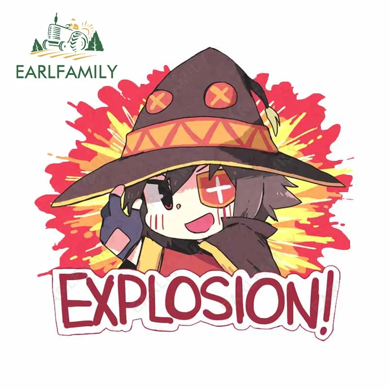 EARLFAMILY 13 см x 12 см для Megumin, виниловые взрывозащищенные аниме наклейки на автомобиль, солнцезащитные зеркальные водонепроницаемые Фотообои
EARLFAMILY 13 см x 12 см для Megumin, виниловые взрывозащищенные аниме наклейки на автомобиль, солнцезащитные зеркальные водонепроницаемые Фотообои