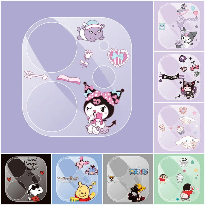 Кавайная аниме My Melody Cinnamoroll Kuromi Милая мультяшная прозрачная пленка для объектива Защитная пленка для камеры телефона для iPhone 11 12 13ProMax
Кавайная аниме My Melody Cinnamoroll Kuromi Милая мультяшная прозрачная пленка для объектива Защитная пленка для камеры телефона для iPhone 11 12 13ProMax