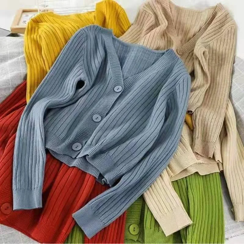 Streetwear Long Sleeve T Shirts Y2k Tops Knitted Harajuku Women Fashion Clothing Party Ropa De Mujer Button Single Breasted Tees
Streetwear Long Sleeve T Shirts Y2k Tops Knitted Harajuku Women Fashion Clothing Party Ropa De Mujer Button Single Breasted Tees