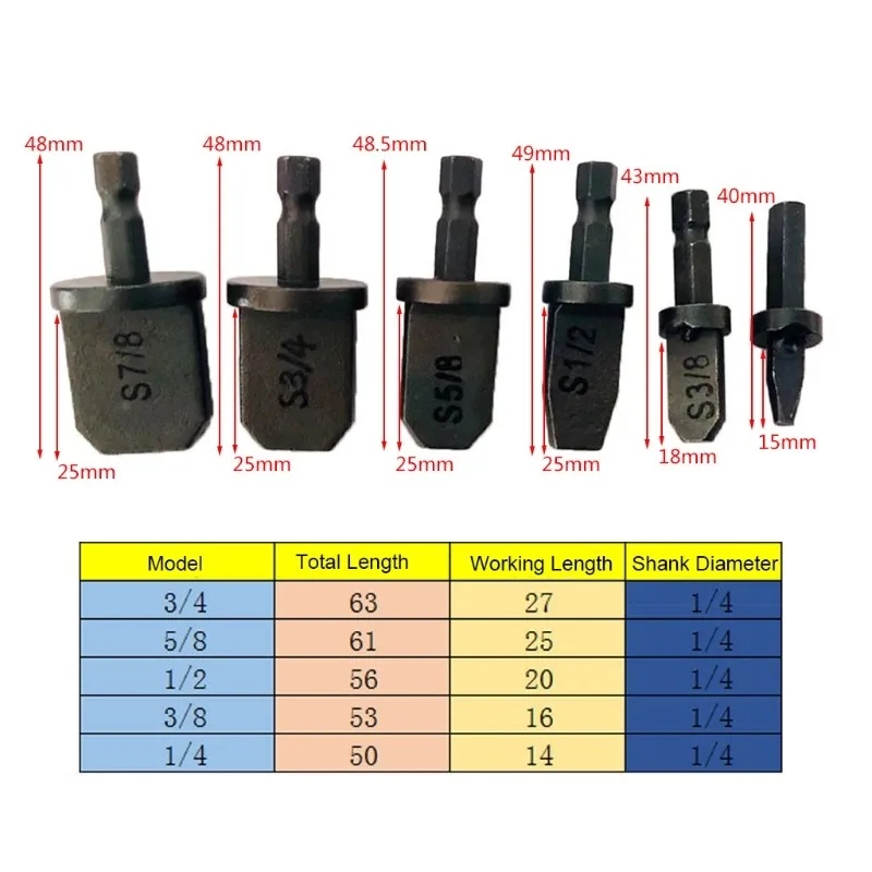 Air Conditioner Copper Pipe Bell Mouth Electric Expander Drill Bit Tool Woodworking Tools Herramientas Taladro Brocas Drill
Air Conditioner Copper Pipe Bell Mouth Electric Expander Drill Bit Tool Woodworking Tools Herramientas Taladro Brocas Drill