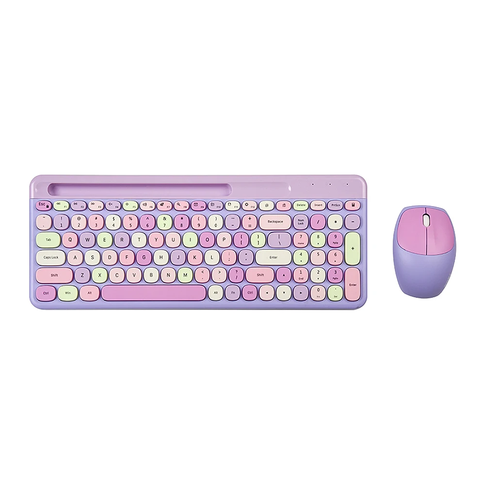 Mofii 2.4G Wireless Keyboard Mouse Combo keyboard and mouse sharing One receiver USB Interface 110 Key Slot Design Purple
Mofii 2.4G Wireless Keyboard Mouse Combo keyboard and mouse sharing One receiver USB Interface 110 Key Slot Design Purple