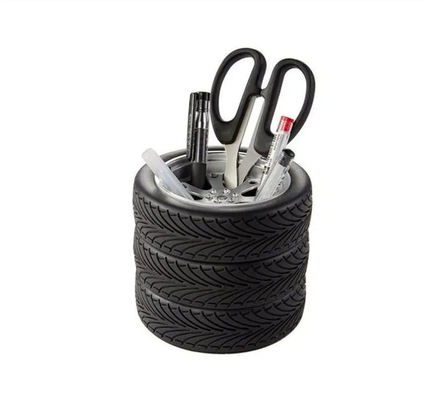 1PC Pen Holders Creative Tire Shaped Stroke Stand Pencil Holder Desk Organizer Office Stationery Supplies Accessories
1PC Pen Holders Creative Tire Shaped Stroke Stand Pencil Holder Desk Organizer Office Stationery Supplies Accessories