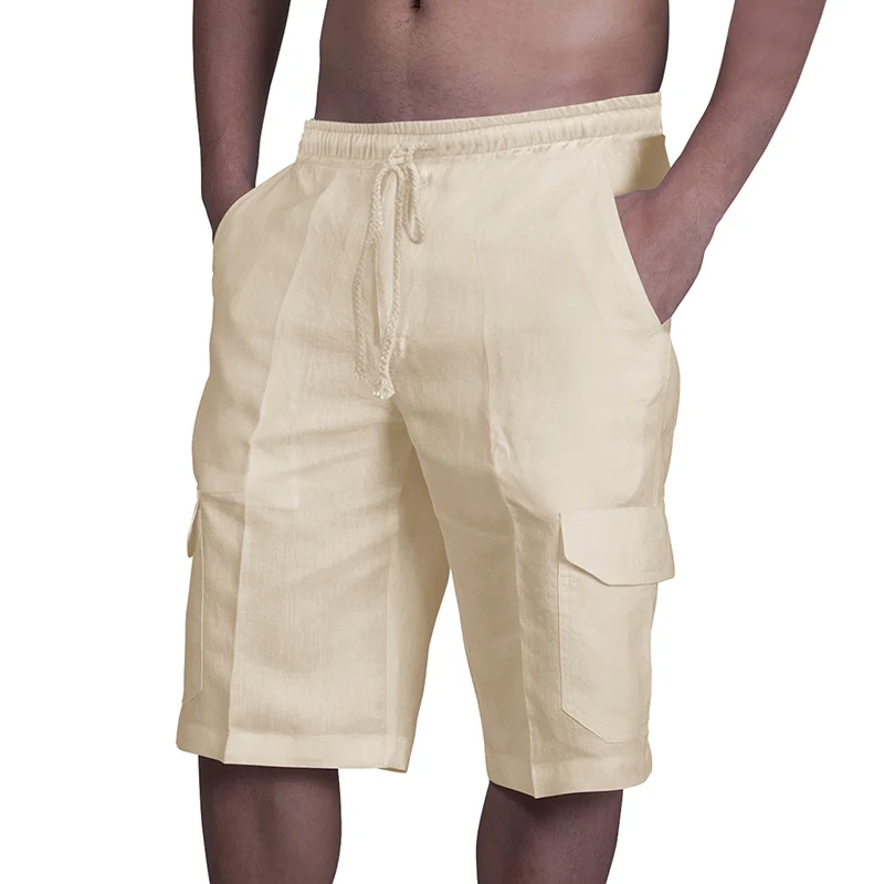New Men's Cotton Linen Shorts Male Summer Breathable Solid Color Lace Up Shorts Fitness Shopping Trip Streetwear
New Men's Cotton Linen Shorts Male Summer Breathable Solid Color Lace Up Shorts Fitness Shopping Trip Streetwear