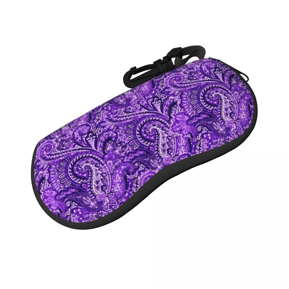 Purple Paisley Glasses Case Vintage Print Zip Sunglasses Pouch Men Women Daily Glasses Box Fashion Eyewear Box 
Purple Paisley Glasses Case Vintage Print Zip Sunglasses Pouch Men Women Daily Glasses Box Fashion Eyewear Box