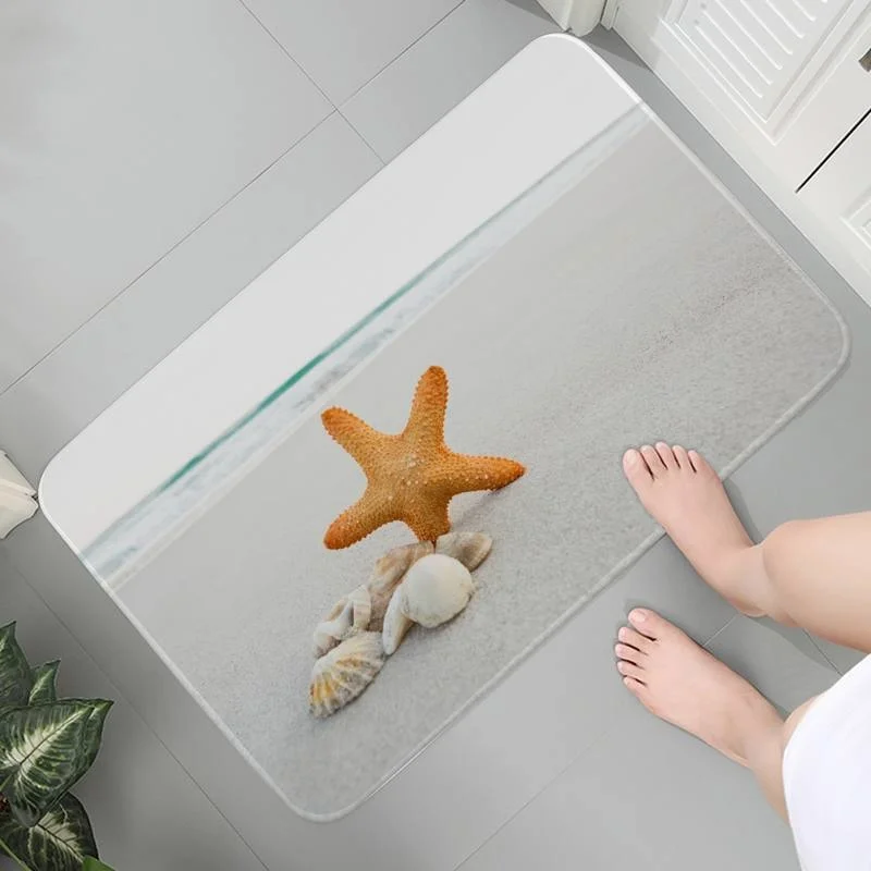 Mats Indoor Living Rug Room Hallway Anti-slip 3D Washable Children Crawling Beach Starfish Seashell Sea Parlor Mat Area Rugs
Mats Indoor Living Rug Room Hallway Anti-slip 3D Washable Children Crawling Beach Starfish Seashell Sea Parlor Mat Area Rugs