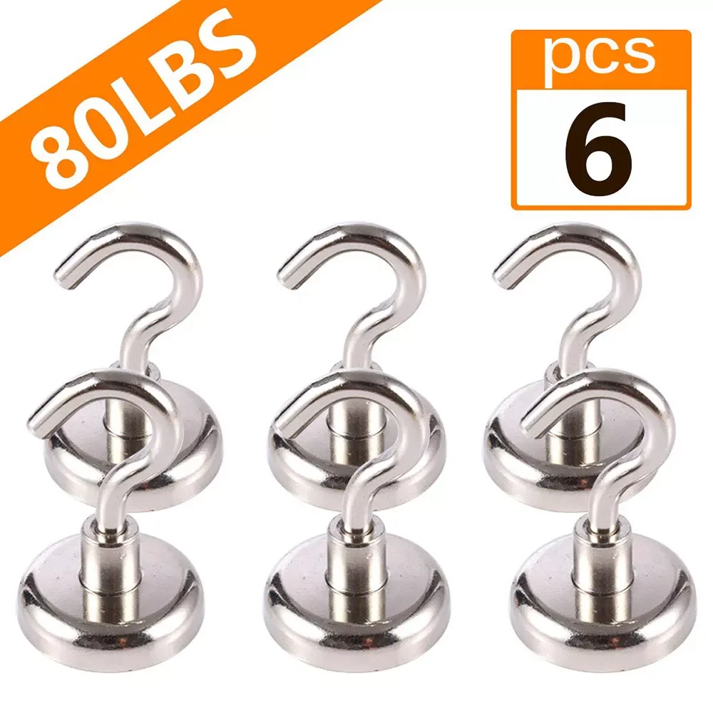 Hooks Powerful Heavy Duty Neodymium Magnet Kitchen, Office, Modeling, Workshop Surfaces Not Scratch 32mm/0.98in
Hooks Powerful Heavy Duty Neodymium Magnet Kitchen, Office, Modeling, Workshop Surfaces Not Scratch 32mm/0.98in