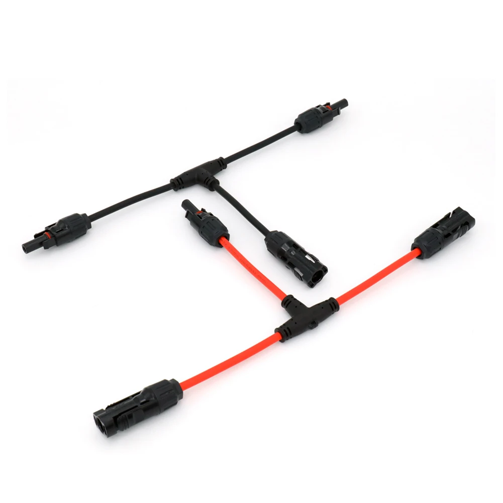 1 Pair T Branch Connector With 30A Solar Cable Photovoltaic Connector 1000VDC Bus Line Tools Waterproof And Fireproof
1 Pair T Branch Connector With 30A Solar Cable Photovoltaic Connector 1000VDC Bus Line Tools Waterproof And Fireproof